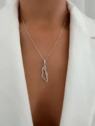 ISRAEL MAP NECKLACE - Image 2