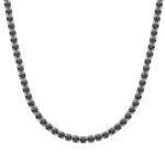 BLACK TENNIS NECKLACE