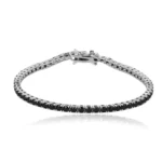 BLACK TENNIS BRACELET