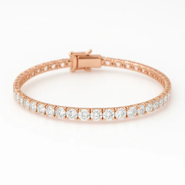 ROZ TENNIS BRACELET 4 m"m